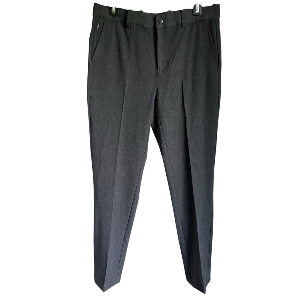 Quince Ultra-Stretch 24/7 Smart Chino Pants Mens 30x30 Charcoal Workwear Golf